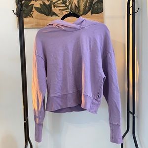 purple hoodie